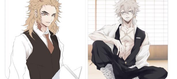 佐伯さんがTwitterに投稿した煉獄杏寿郎(鬼滅の刃)のイラスト。