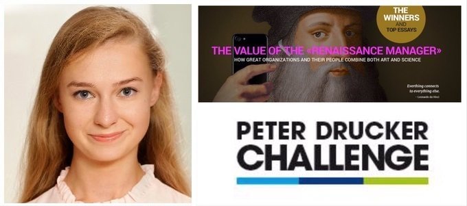 druckerchlng's tweet photo. "Difficult Art of Managing Attention" by Dorota Nowaczewska

The 5th place of the 2019 #DruckerChallenge #PDC19 in the Students category

Read her and other winning essays here:
https://t.co/3p1yL0y86E

Meet Dorota Nowaczewska at #GPDF19
@GDruckerForum https://t.co/4kBZG2dBFo