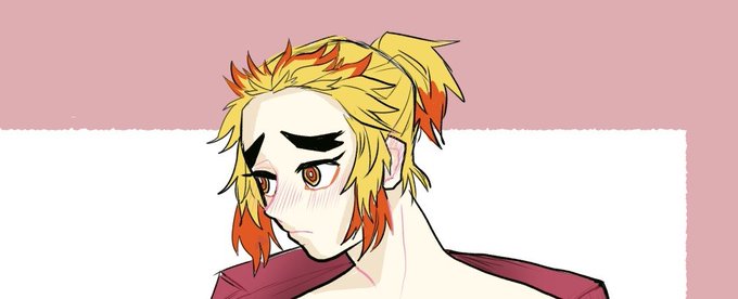 あんにんさんがTwitterに投稿した煉獄杏寿郎(鬼滅の刃)のイラスト。