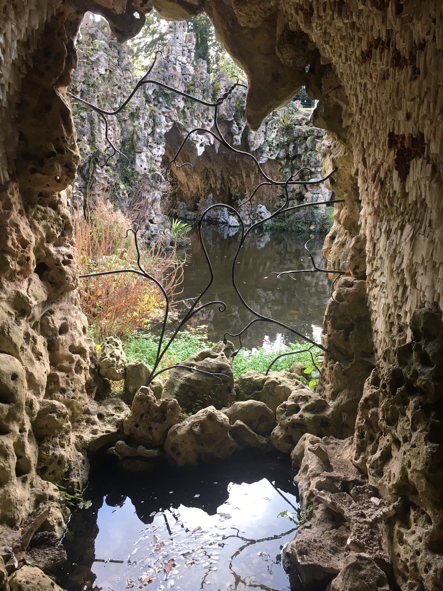 In the Crystal Grotto @Painshill @SurreyLife @VisitSurrey #landscapegarden #grotto