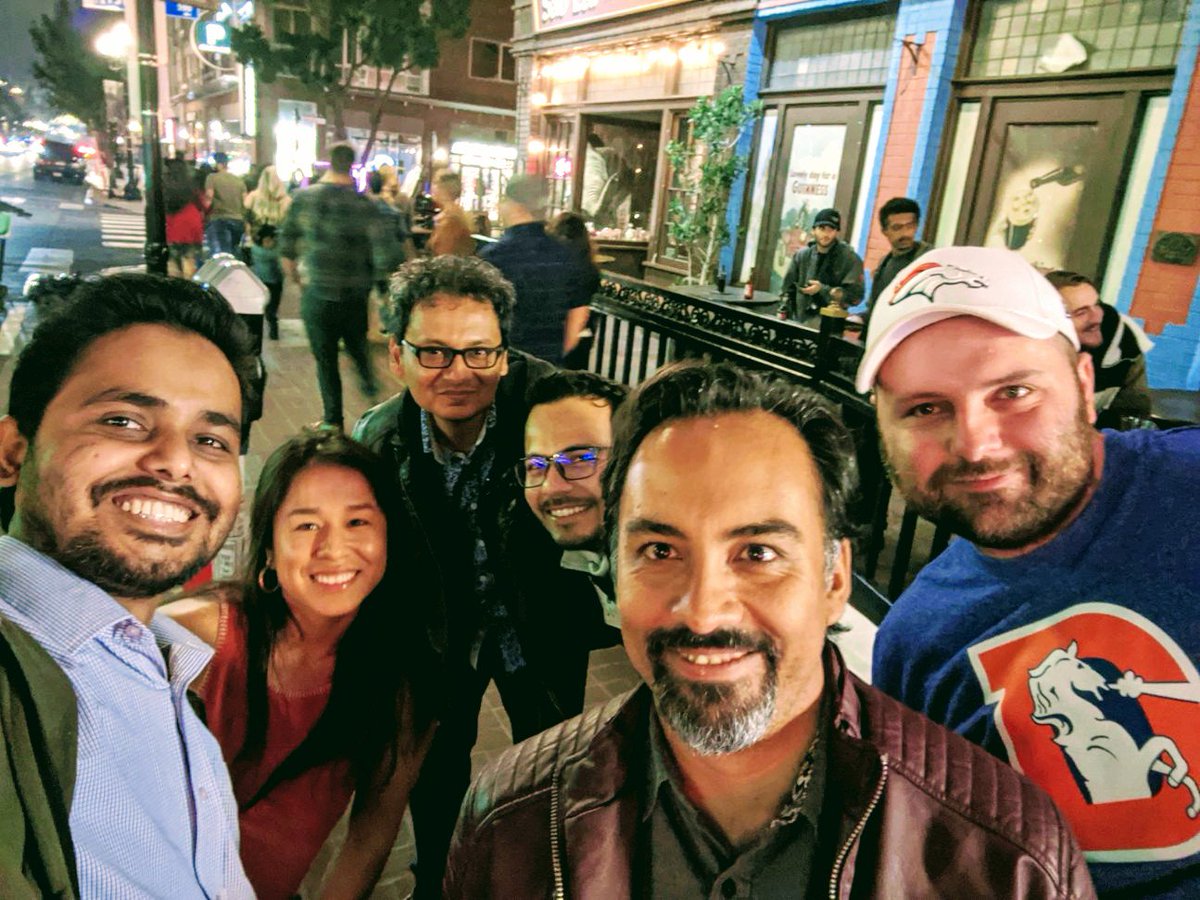 Farewell party for Pankaj in downtown San Diego last night. We will all miss him.