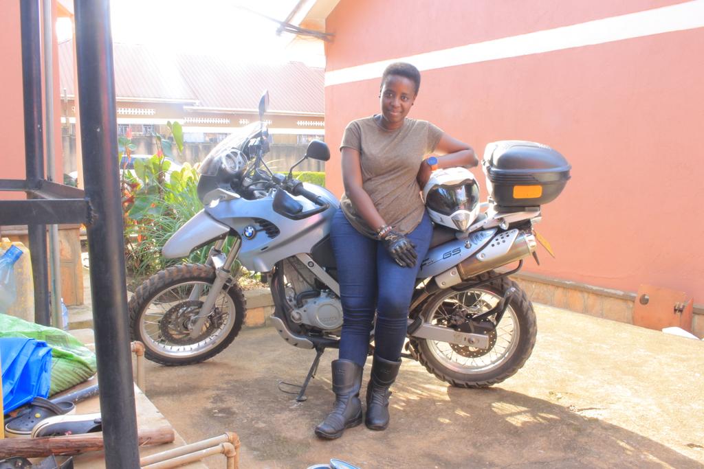 AnitaKomukama's tweet photo. Once upon a time, when this girl was 10 years old, she closed her eyes and dreamed she was riding a motorbike on a long straight road!
Many years later, God made the dream a reality!! .. Ladies and gentlemen, meet "The Stallion"..
#BMWF650GS #BikerGirls #AKRides 
#NowAmSoBroke https://t.co/pPOBG7bqC0
