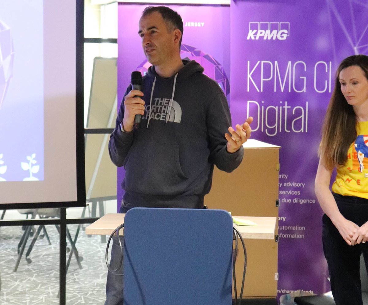 KPMGCDs's tweet photo. It’s been a great weekend surrounded by innovation and creative minds! Thanks so much to the team at @DigitalJersey for putting on an amazing event. #Envirohack2019 #proudsponsors https://t.co/iwaidIZF80