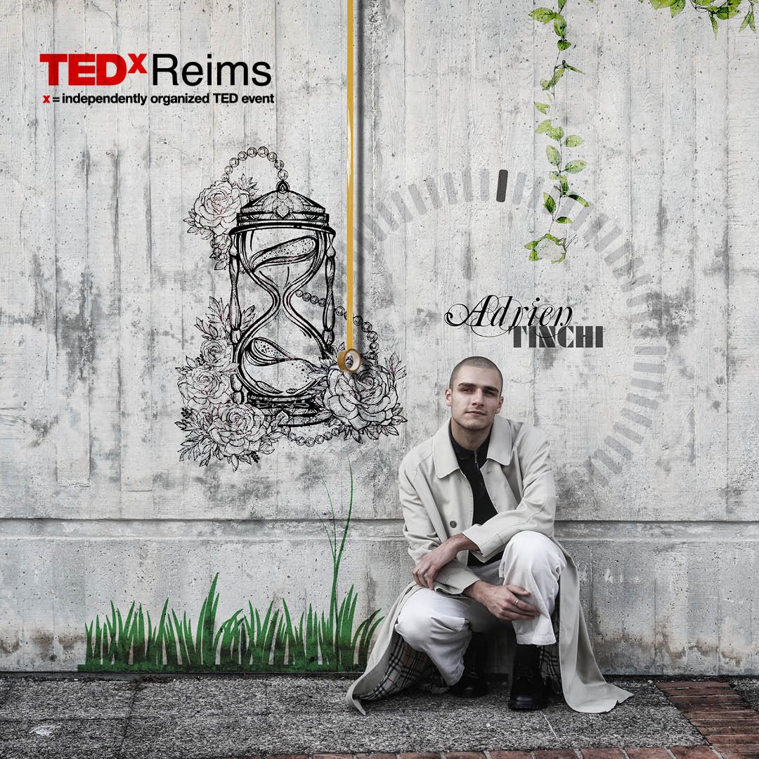 🎙Adrien Tinchi🎙
Artiste interrogeant le temps, à l'ESAD
Retrouvez-le en streaming et en direct le 29 novembre à 19 heures pour #TEDxReims2019 sur tedxreims.fr!
@adrientinchi <a href="/ESADdeReims/">ÉSAD de Reims</a> 
SOKOL Photographe