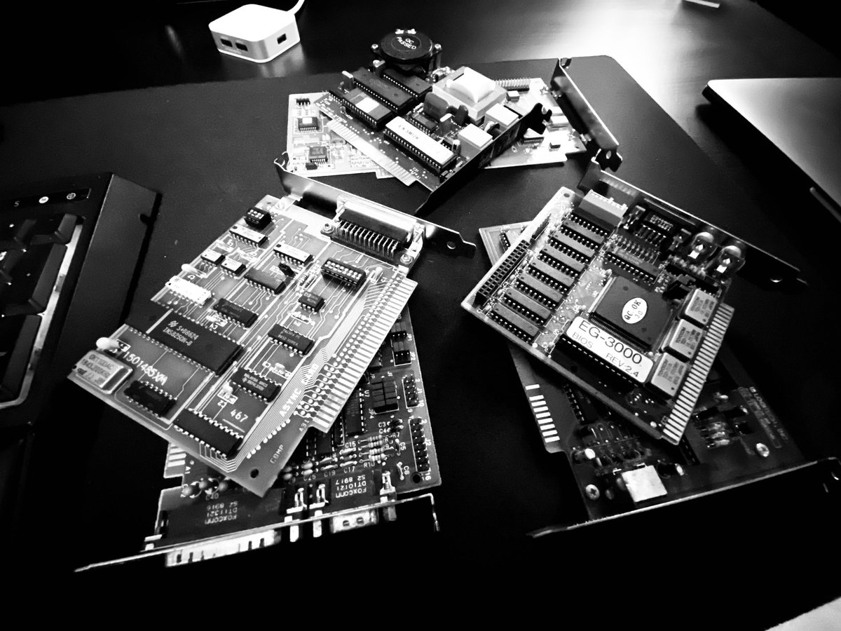 tyleredtech's tweet photo. Over-edited photos of some old parts I was able to salvage yesterday. I’m always hopeful parts like this will be useful in some sort of art/STEAM project, maybe I’ll save the HDDs though. haha
#edtech #makerspace #STEAM #STEM #art #K12 #technology #salvage #toomanyfilters https://t.co/U3G6hbICR0