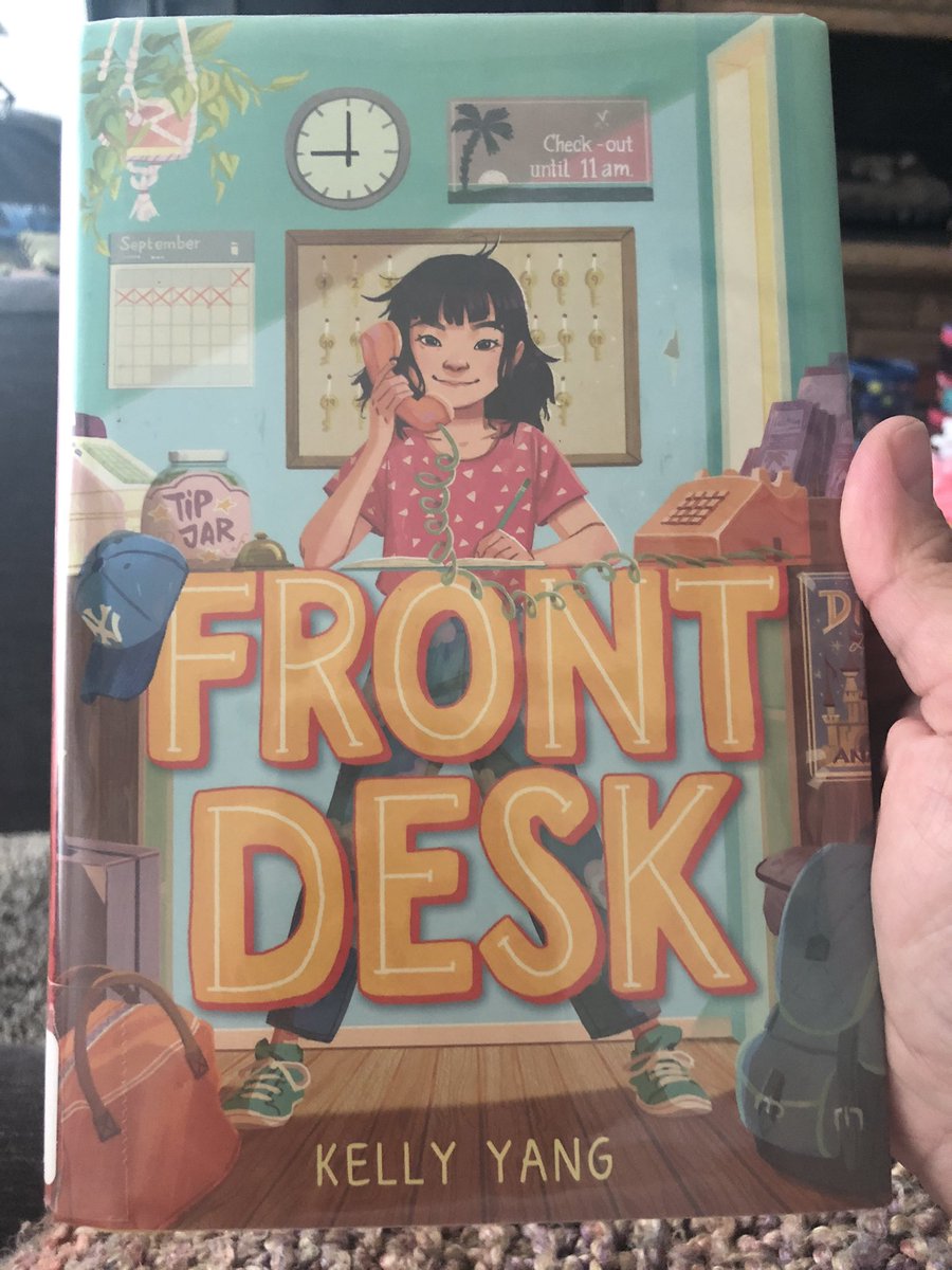 Currently reading Front Desk by #KellyYang #amreading #kidlit #ownvoices #weneeddiversebooks