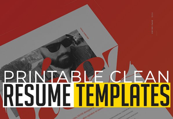 20 Printable Clean CV / Resume Templates with Cover Letters

designslots.com/2019/11/20-pri…
