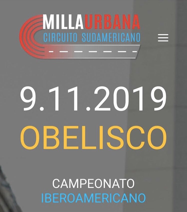 4to lugar en Buenos Aires milla urbana campeonato iberoamericano
