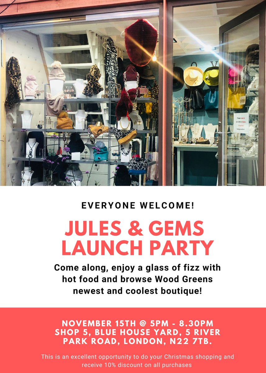 GRIT_se's tweet photo. join the party tomorrow with @jules_gems. Meet the designer, Julie Ashton and her collections #Littlethingsthatmatters
#EtsyMadeLocalUK
@MadeinBritainGB
@FashionforGood
@JenniferHollowa
#London @bluehouseyard
#style #fashiondesigner #fashion https://t.co/FO8J9GbSdH