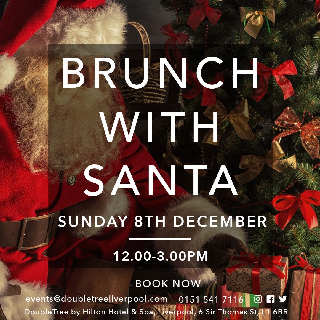 CorinthianGrnd's tweet photo. Come and meet Santa! Enjoy a special brunch together while you get in the festive spirit with Christmas music and a gift each for children. To book, call 0151 541 7116 or email events@doubletreeliverpool.com 🎅

#brunchwithsanta #christmas #liverpool https://t.co/7FKGbDZNO4