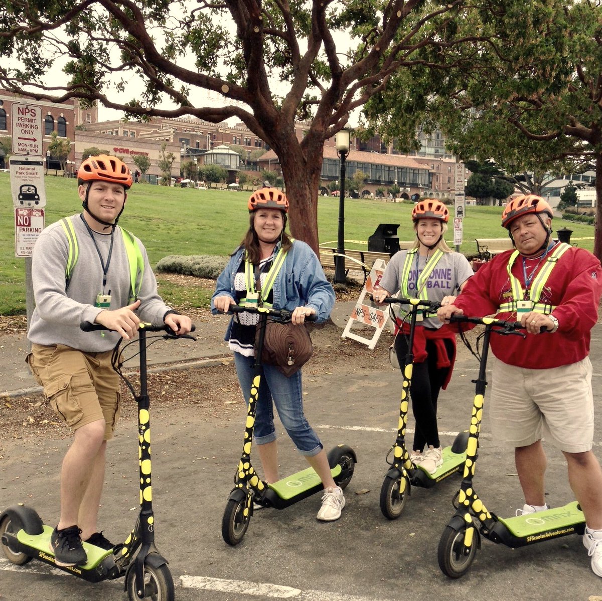 After a brief session on how to safely operate the electric scooter, you will explore San Francisco’s Waterfront for approximately 2.5 hours. 

Call 415-474-3130 soo.nr/2HAM

#sfscootertour #seethesights #alcatraz  #goldengatebridge #sanfranciscobay #bucketlist