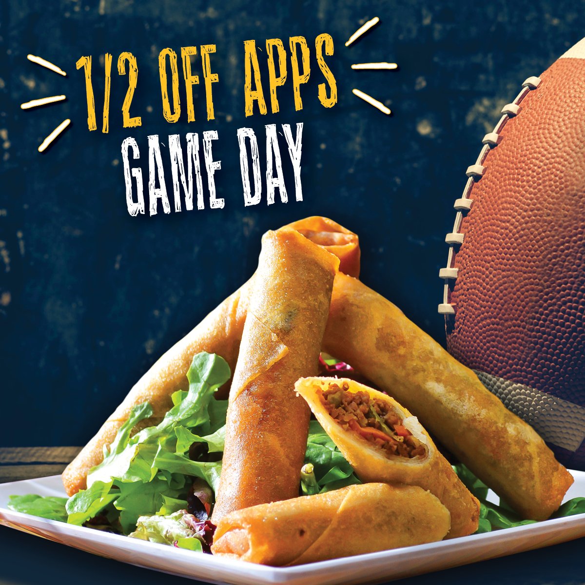 GuahanGrill's tweet photo. There’s no day like game day! Come in, leave the cooking to us and score half off our appetizers today!
 
*Dine in only. Cannot be used with any other offers or discounts.
 
#GuahanGrill #SanDiego #Chamorro #GameDaySundays https://t.co/YTQjvZXhyA
