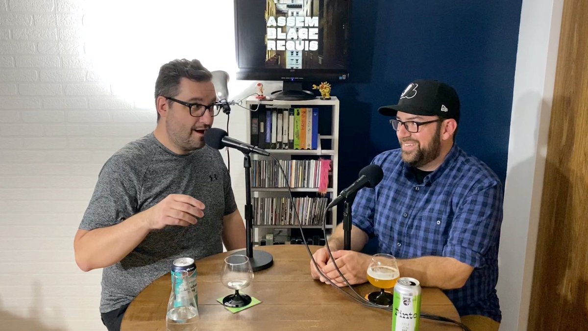 assemblagereq's tweet image. Pour cette édition d’Assemblage Requis, Keewan et Mathieu se remémorent les débuts de l’émission en 2009 et se racontent quelques anecdotes en buvant de la bière. #radio #biere #souvenirs