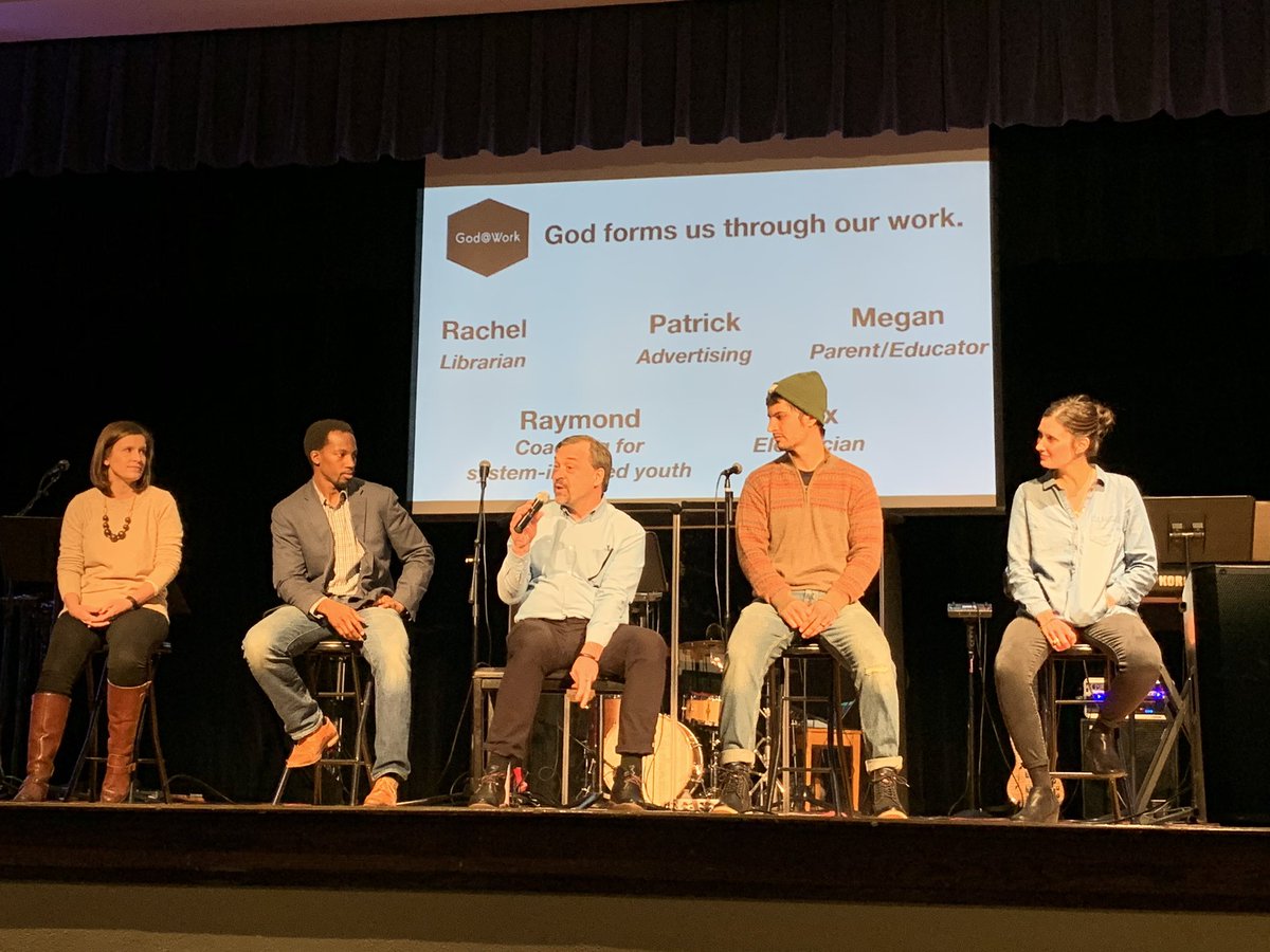 Amazing panel of people sharing about how God has shaped them as people through their work. <a href="/MillCityChurch/">Mill City Church</a>