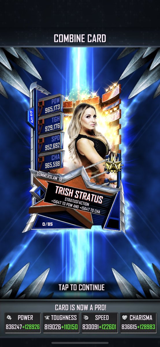 MrDynamite_26's tweet photo. #DoneAnDouT with full #Stratusfaction @trishstratuscom #welcometomyjungle #WWESuperCard ๐ค๐ฝ๐๐๐๐ค๐ฝ https://t.co/TLbanM5sBI