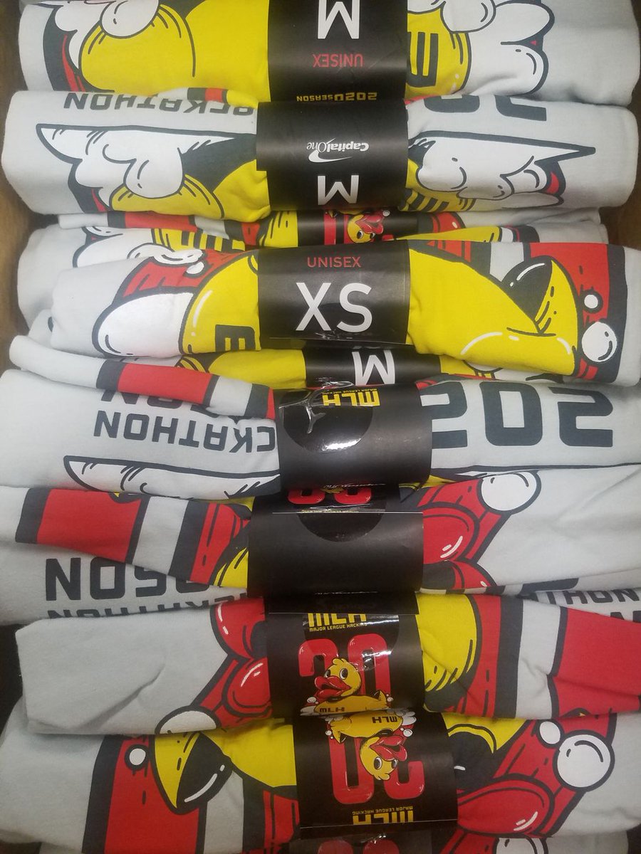 Tons of new season tshirts from <a href="/CapitalOne/">Capital One</a>! #tigerhacks19 <a href="/tigerhackshd/">TigerHacks</a>