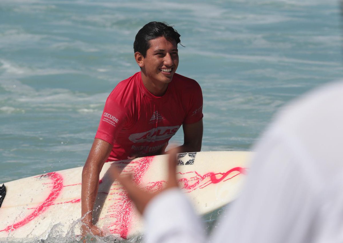 ALASGlobalTour's tweet photo. Gael Jiménez es el ganador de Junior en el ALAS México Puerto Escondido Latin Pro.
Resultados Final Junior
1.Gael Jiménez MEX (9.60)
2.Nicolás Díaz CHI (7.80)
3. Sean Glatzer CRI (6.77)
4. Vicente Díaz CHI (5.56) ¡Felicitaciones!
#ALASPuertoEscondido #ALASLatinTour https://t.co/k1bx9j5UGX
