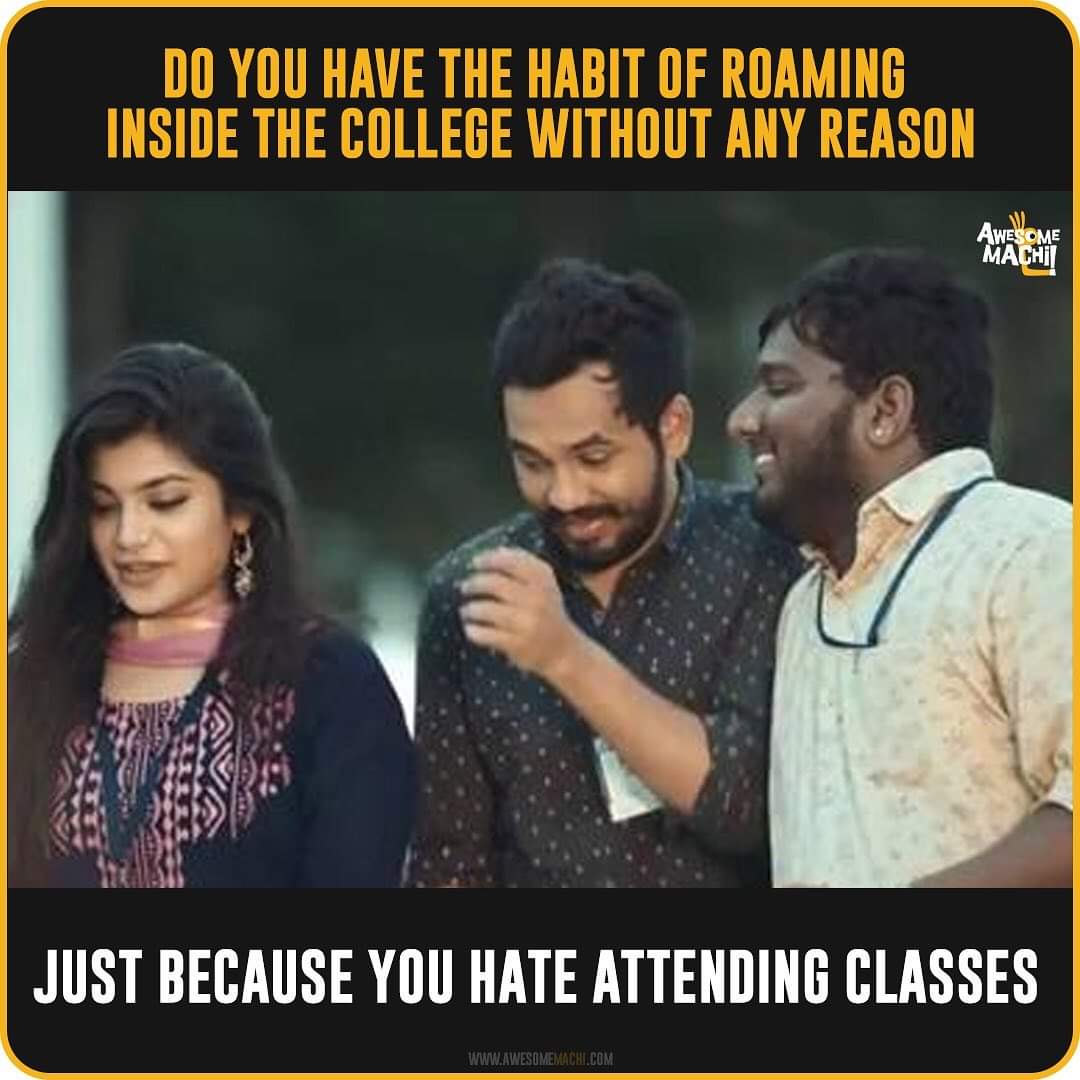 AwesomeMachi's tweet photo. Bunking classes with friends are always fun๐๐
#CollegeMemories
#BunkingClasses
#AwesomeMachi https://t.co/tCTtCmqx1B