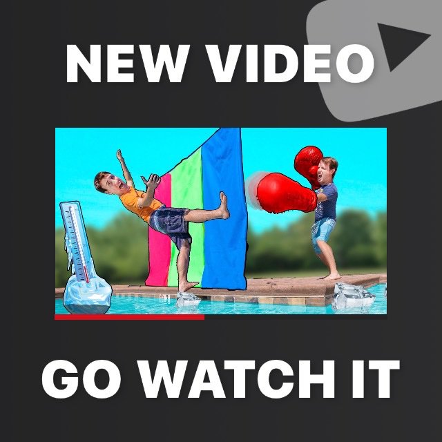 TeamStewVlogs's tweet photo. Last to get punched in the freezing cold pool wins! This was just a hilarious video. @HuckMiloon @Tel_Stewart Go check it out!

#teamstewvlogs 
#teamstew 
#boxing 
#polarplunge https://t.co/2EVHskb1zS