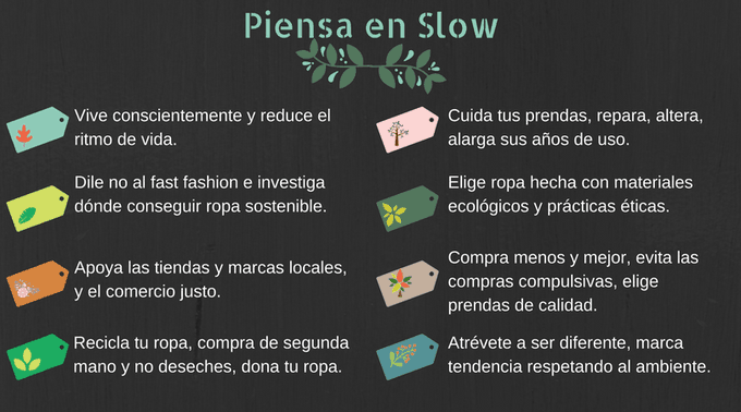 signusecovalor's tweet photo. Frente al consumismo en la moda, cada vez más gente se une a la Slow Fashion ¿Sabes lo que significa? #yocompro #yodecido https://t.co/lrMXsA6gpO