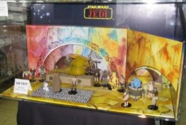 capecoraldwells's tweet photo. #STARWARS ROTJ Jabba the Hutt Store Display.... from Italy.... #KENNER #HARBERT https://t.co/xMPR8SbkjC