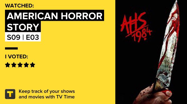 TrayCee_Seymour's tweet photo. watching #AmericanHorrorStory1984 episode #Slashdance on #DishTV #ondemand #mrjangles #EmmaRoberts https://t.co/df0na2TYOE https://t.co/SnZsmfuaT7