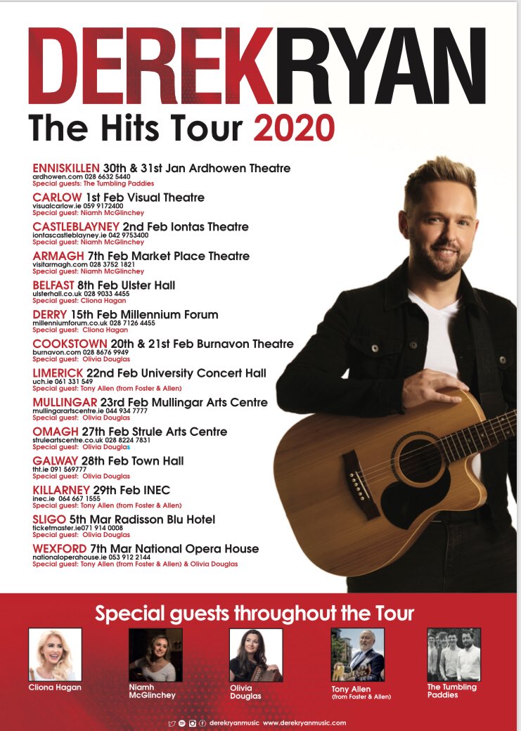 derekryanmusic's tweet photo. Who’s coming to #TheHits #2020 

Tickets :

https://t.co/3I28W0HVvA https://t.co/XJmCFIVzr9
