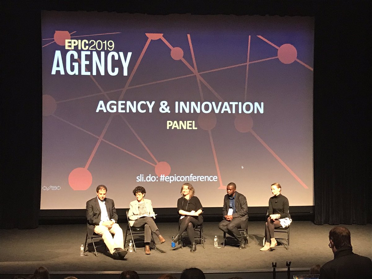 Ending #epiconference day 2 with a FABULOUS panel on Agency &amp; Innovation! The discussion has ranged from what knowledge we give value to, diversity, and automation’s impact on labor not only in the US and Europe, but how that may manifest differently in other parts of the world
