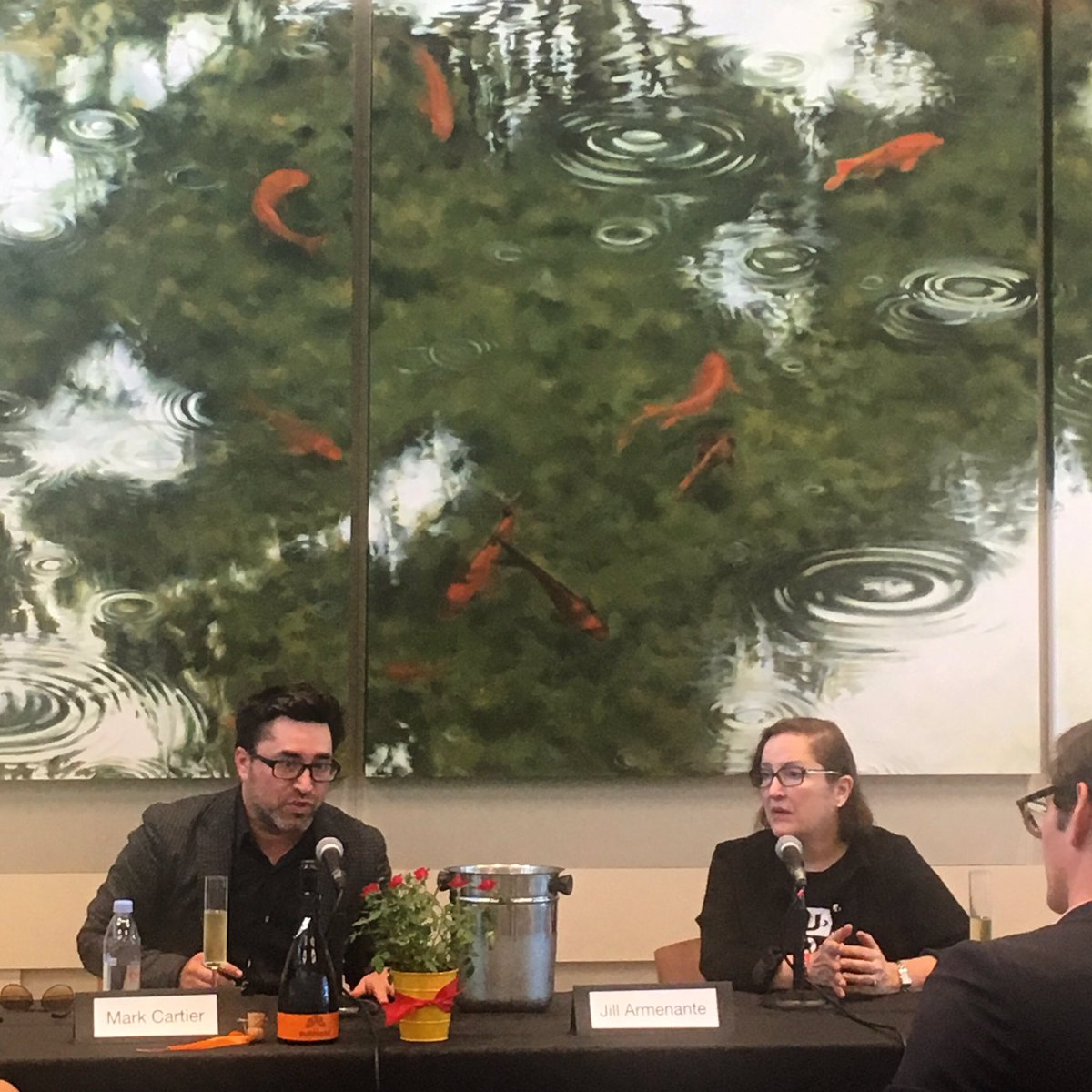 CoronadoFilm's tweet photo. .@MarkJCartier and @JillArmenante spoke on “Entrepreneurship in Filmmaking” in Sunday’s film workshop. This was one of several workshops that were open free to the public. The next one will be Monday at noon on How to Make a Movie with your IPhone. #ciff19 https://t.co/XaMX1SDTfl