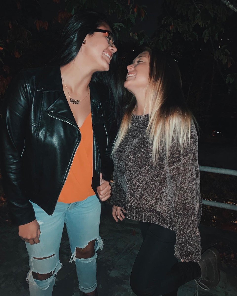 Katriele_'s tweet photo. We arenโt a couple but wouldnโt we look great together?! #shesengaged #justbffs ๐งกโจ @littlekrunk https://t.co/puWBLKuS3r