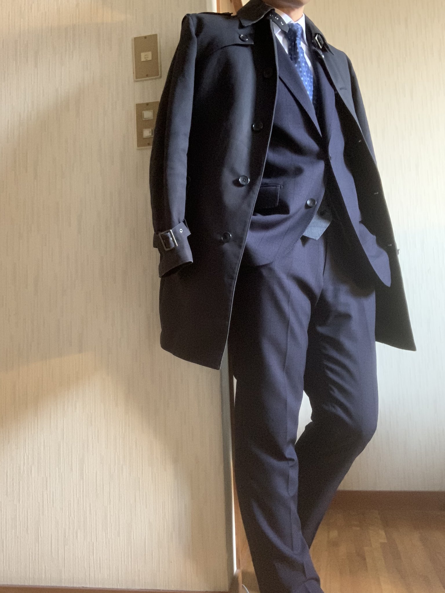 まこさんスーツ資料 肩掛けコート