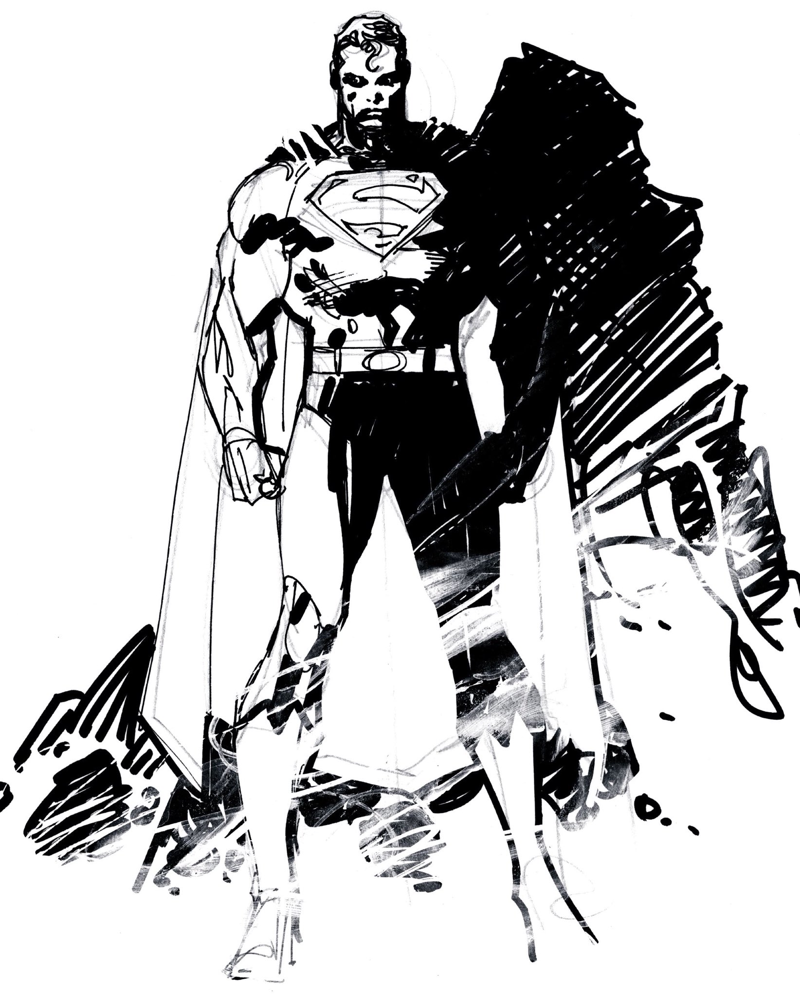 Cool Comic Art on X: “Superman sketches by Jim Lee @JimLee https 