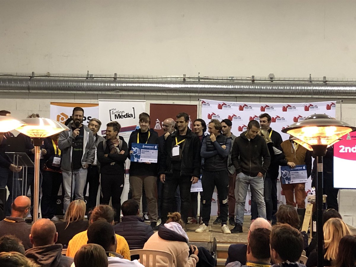 Clem_Cabrol's tweet image. Clap de fin pour l’édition 2019 @SWPerpi ! Bravo aux équipes @aidons_nous_, Rednit (Cupidon 😉), Le Manichéen et Darewe 🦄🏆 De beaux projets à suivre de près 👍 #SWPerpi #TechForGood #innovation