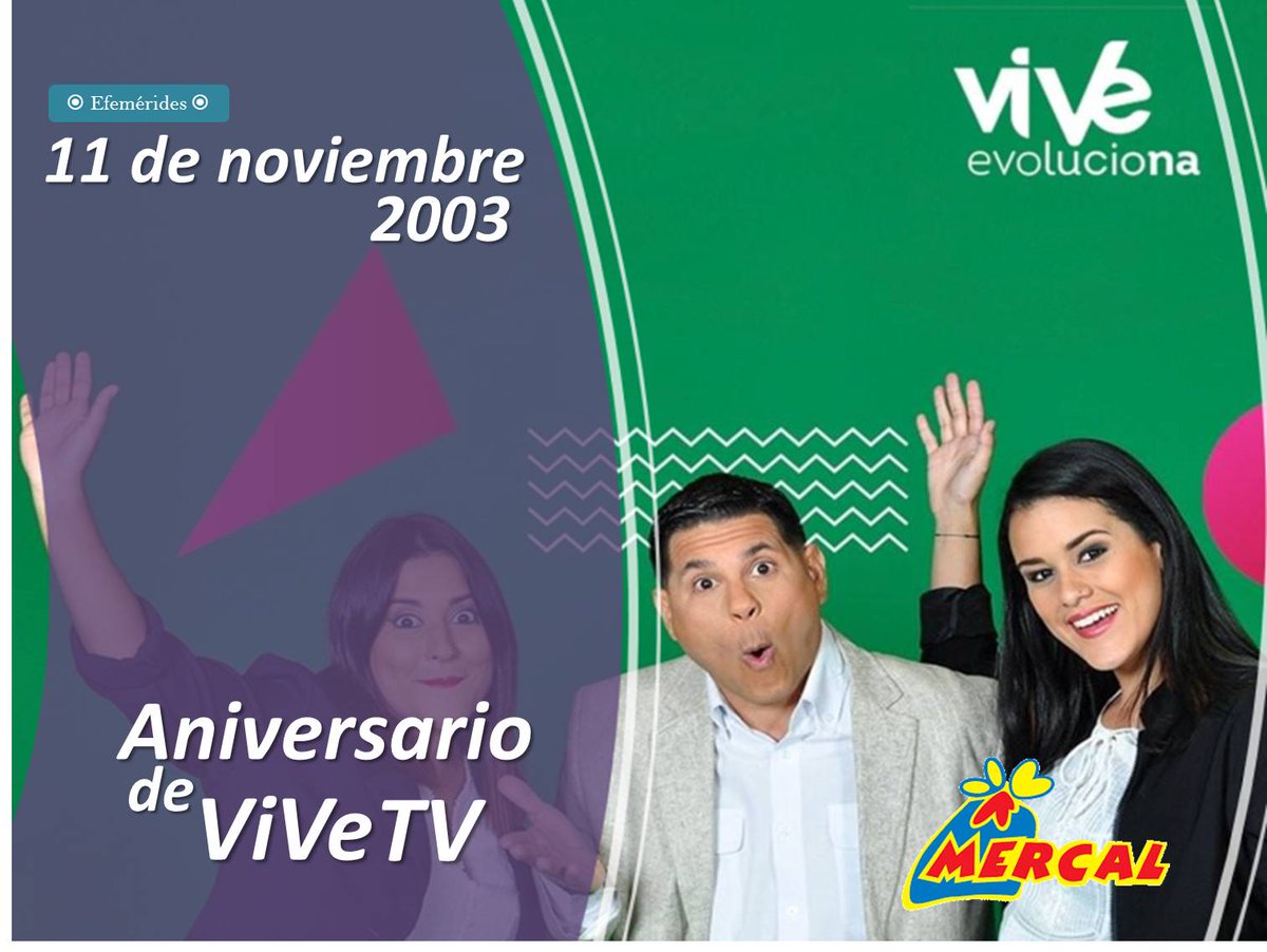 MercalOficial's tweet image. #11Nov | Aniversario de ViVe TV (2003). Desde @MercalOficial nos unimos a la alegría por el 16 Aniversario de ViVe Tv. Gracias por la labor cotidiana de difundir el ser y hacer de las comunidades, comprometidos y evolucionando con la Patria socialista.

@NicolasMaduro