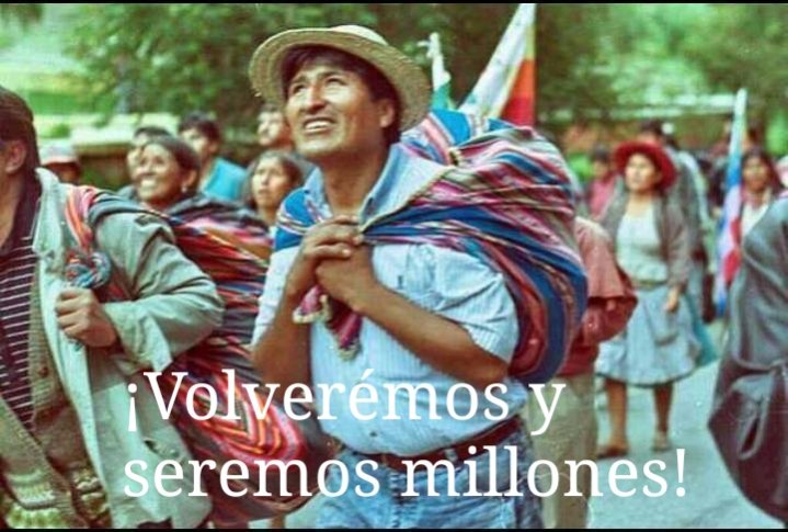 MilitantesMAS's tweet photo. ¡Volverémos y seremos millones! https://t.co/z9WWuq3fHO