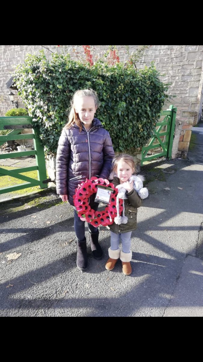 keah0220's tweet photo. Many thanks to Lola &amp; Delilah representing Whitwell Co-op by laying a wreath of rememberance in today’s parade❤️ #itswhatwedo #community #RemembranceSunday https://t.co/8olzkS7IXE