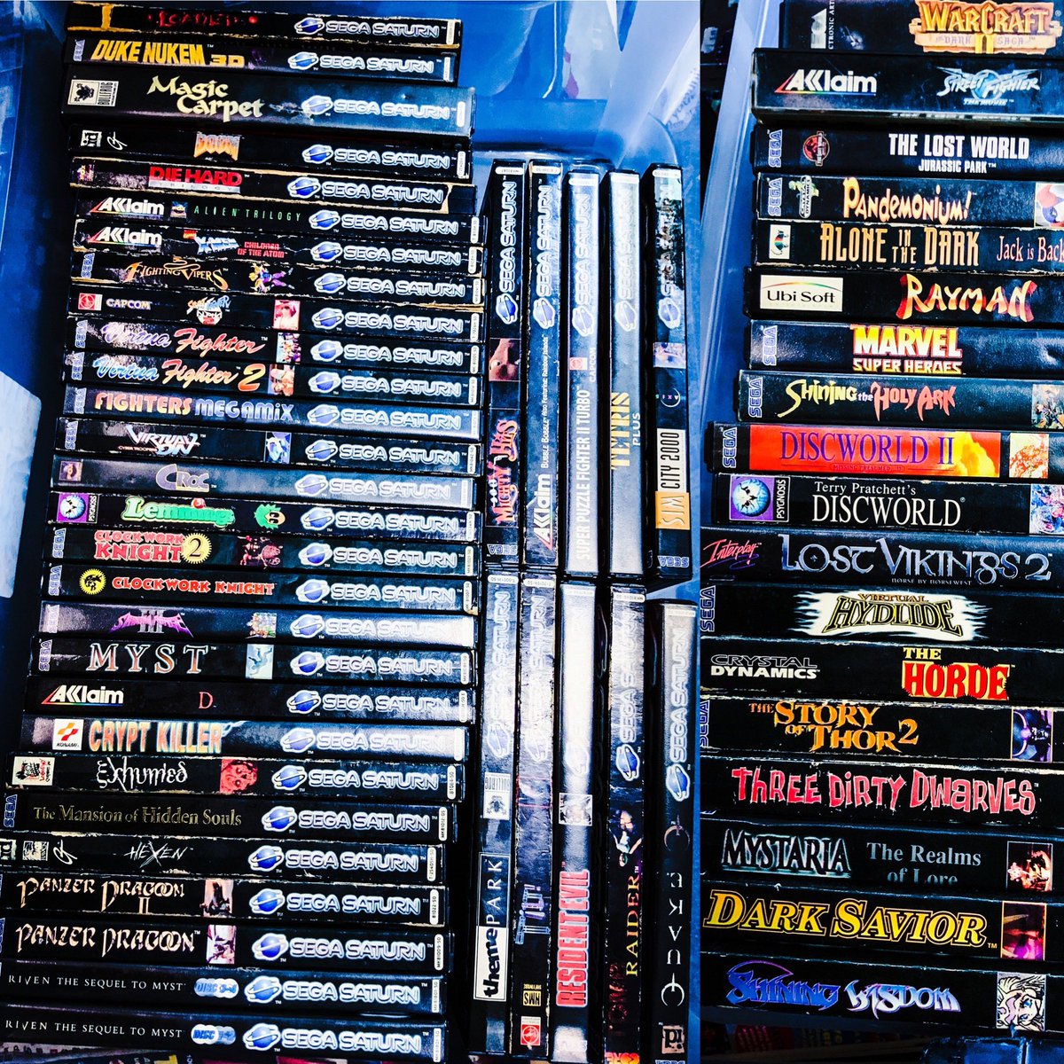 RetroGames_HQ's tweet photo. Itβs been a great week for new stock arriving
275+ Sega Megadrive Games (more to come) and these Sega Saturn Games Available Soon!
#segasaturn #sega #saturn #megadrive #segamegadrive #needabiggershop #retro #retrogaming #retrogames #vintagegamer https://t.co/JUSHTDZGX8