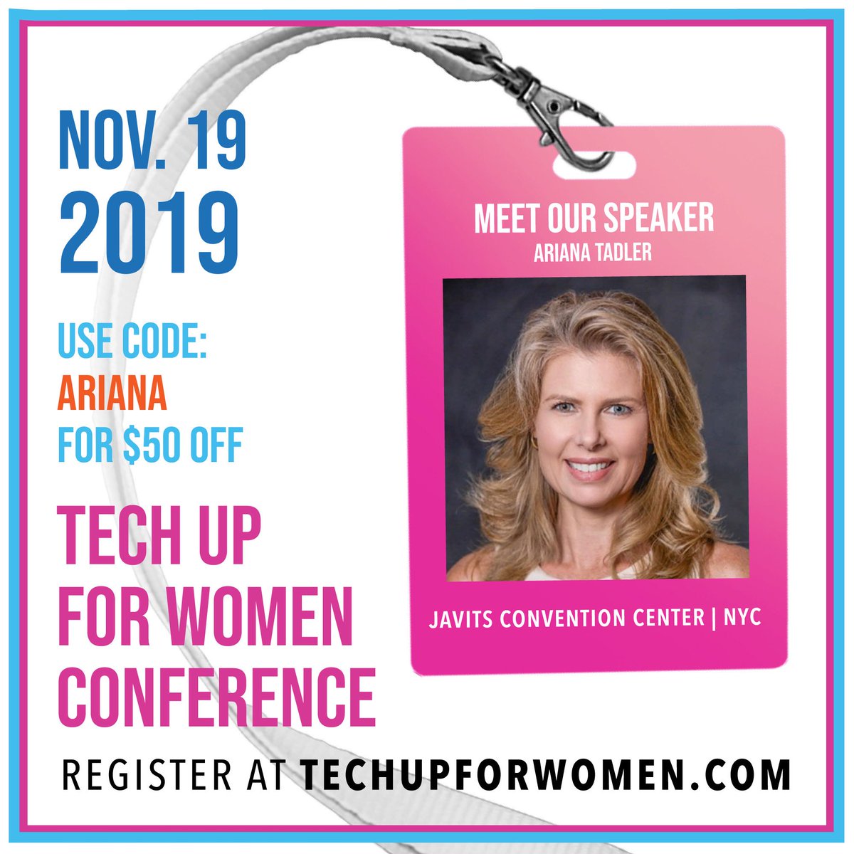 techupforwomen's tweet photo. Thrilled to have Ariana Tadler, one of the "top 50 Superlawyers of 2019" on our stage,
#data #techupforwomen #tadlerlaw #meta #lawyer #techup #nyctech #business #womenintech #innovation https://t.co/QT773Dsubj