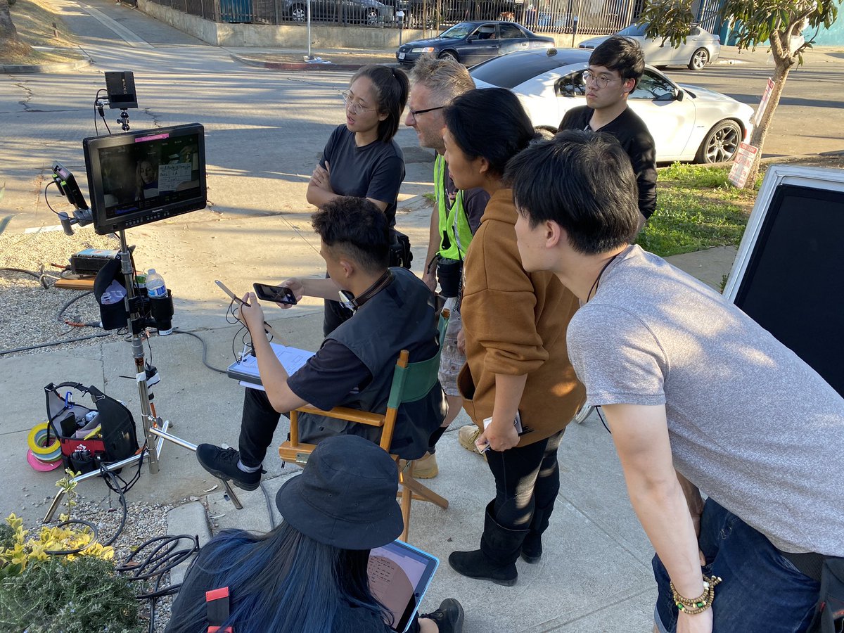 SPwriteMedia's tweet image. Working on @tibits set today for her short film (she’s writing, directing and producing!!). So excited for her!! Everything looks so good!! #filmmaking