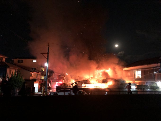 市 どこ 高知 火事 火災の様子！高知市福井町の高知中学高校で学生寮「登龍館」の食堂火災！火事で半焼