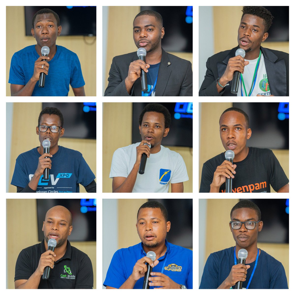 banjHT's tweet photo. Weekend saa nou te sipoze fè 2eme edisyon #DevXpo pou louvri je peyi a sou denye aplikasyon ke devlopè yo kreye pou ane a.
Lè nou te lanse platfom saa moun te choke dekouvri ke gen devlopè Ayiti e kisa yo kapab kreye!
21 nan yo te pitch. Regade video a: https://t.co/8eeH07Dr8Z https://t.co/uWjdM4zOo8