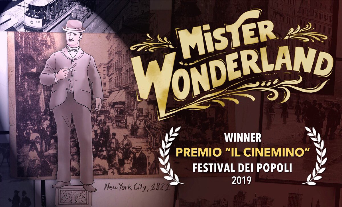 Un premio importante, di cui ci sentiamo pienamente parte. Complimenti Mister Wonderland! 🎩🎥
#festivaldeipopoli 
#misterwonderland 
#lucca