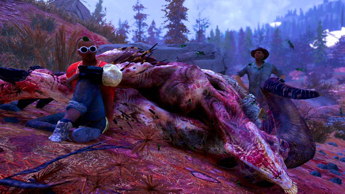 BeardedIAm's tweet photo. I skipped days I know... playing catch up before it’s gone.
Day 31 - Faschnacht
Day 32 - Sightseeing
Day 33 - Sheepsquatch
Day 34 - Pioneer Scouts
#Fallout76 #40daysoffallout #40daysoffallout76 @Fallout https://t.co/dd6VZ12kIp