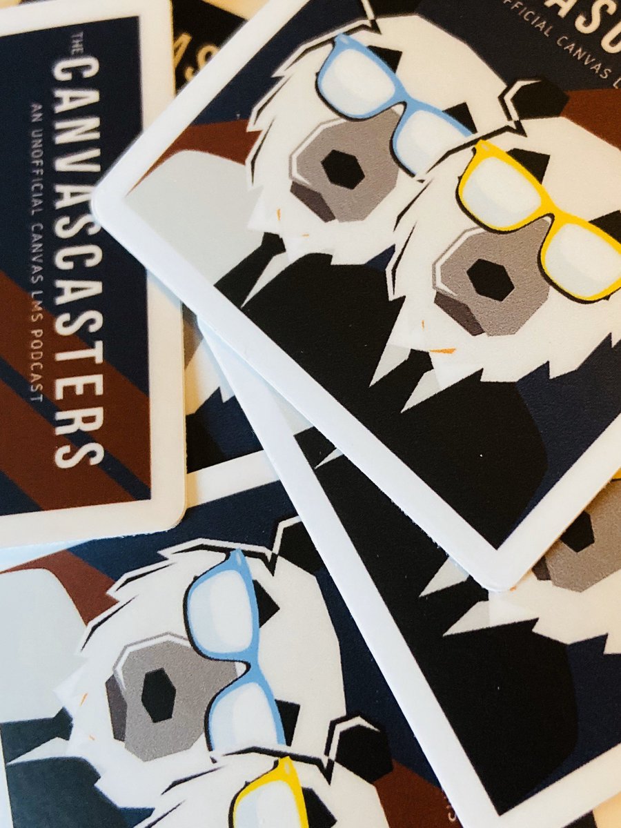 instructurecast's tweet photo. WE HAVE STICKERS! 👀 Might as well give them away!🤣

To enter to win, just RT your favorite epidode of The CanvasCasters Podcast!

We will randomly choose 10 winners tomorrow. Also, make sure you're following @canvascasters so that we can DM you. 👍

Good luck!🍀 https://t.co/59mCRWyyOd
