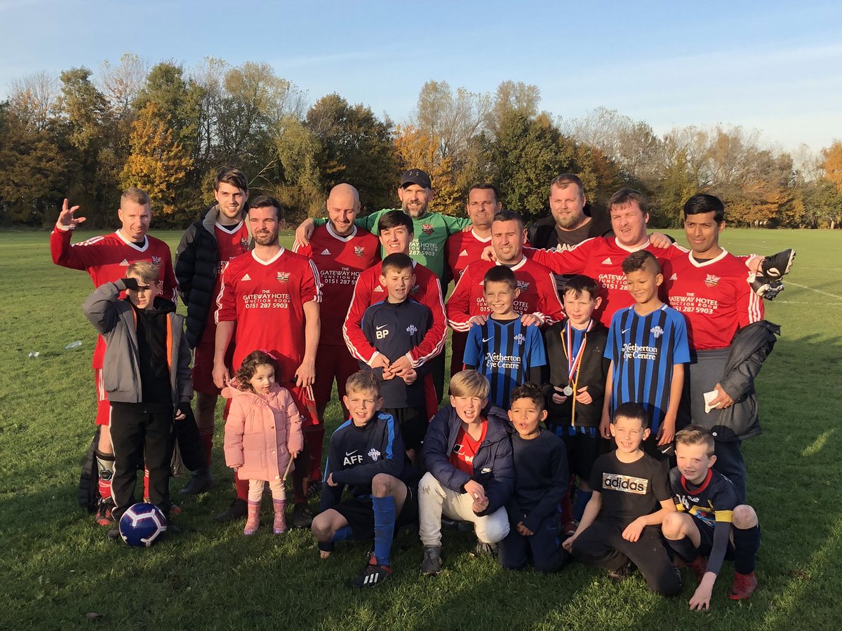 cmj41's tweet photo. Team champs U11s @Sansiro_AC_ dads massive 2-0 win against our own @SansiroACu13 brilliant game loafsa laughs well done to both teams raised a lot of money for flame spirit @BootleJFL https://t.co/E88wD3u3Nv
