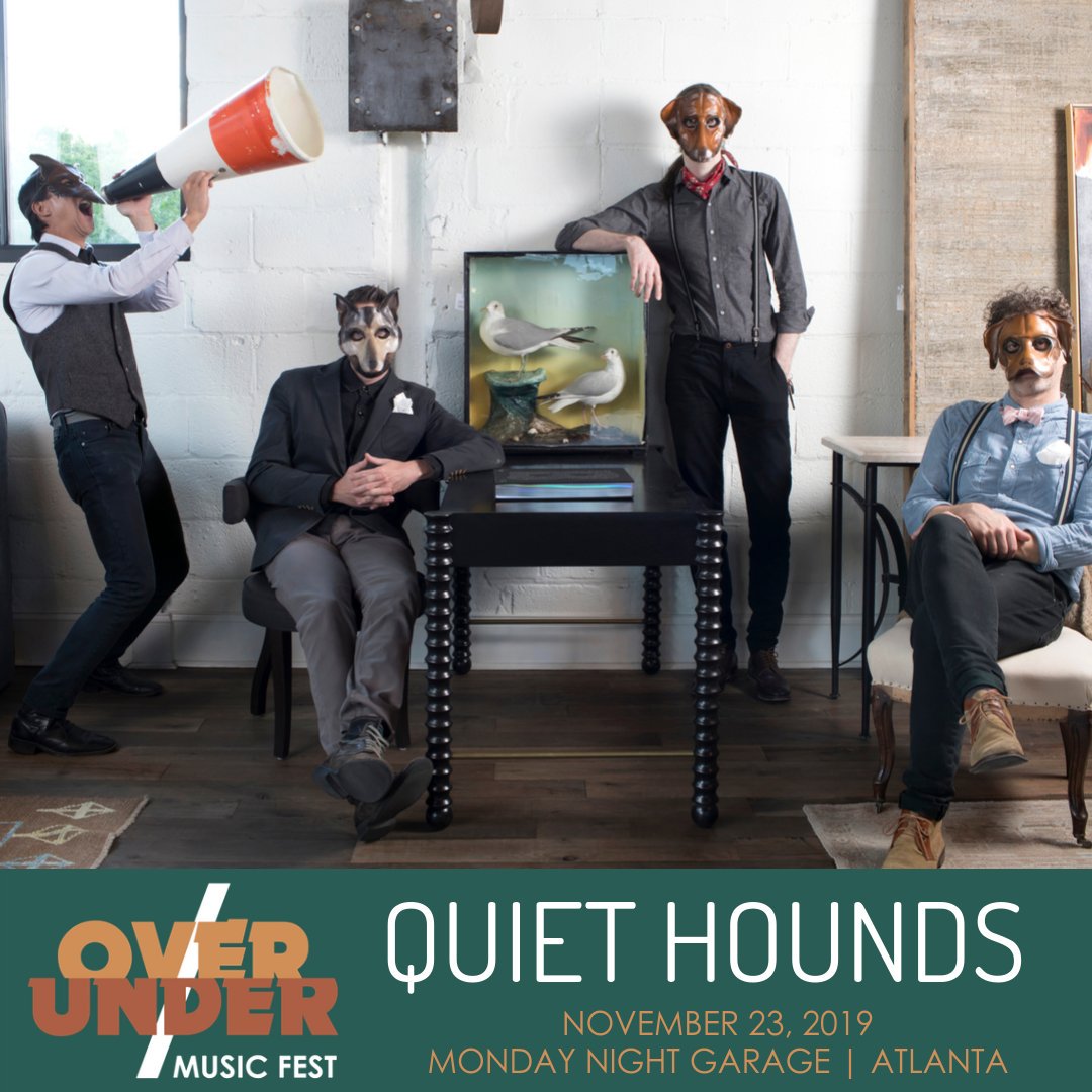 After <a href="/quiethounds/">Quiet Hounds</a> played our anniversary party, we knew we had to bring them back. They are one of several local artists joining us at <a href="/overunderfest/">OverUnderFest</a> on Nov. 23 at Monday Night Garage. Will you be there? Details/tix at monday.pm/overunder19