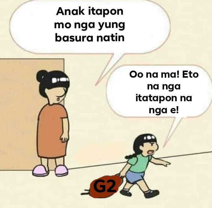 Pandaaaa008's tweet photo. Ang tatamad na ng mga kabataan ngayon. Nagdadabog pa inutusan magtapon ng basura
#G2vsFPX
#G2TRASH https://t.co/qFF6f5nqie