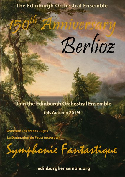 EdinEnsemble's tweet photo. STRING &amp; BRASS PLAYERS NEEDED! 

JOIN US FROM Monday 11th Nov: celebrate with us Berlioz' 150th Anniversary.

The Edinburgh Society of Musicians (3 Belford Road EH4 3BL) @ 7.30 pm.

PLEASE RE-TWEET!

#orchestra #ClassicalMusic #Edinburgh #music https://t.co/mxBFkVrVrn