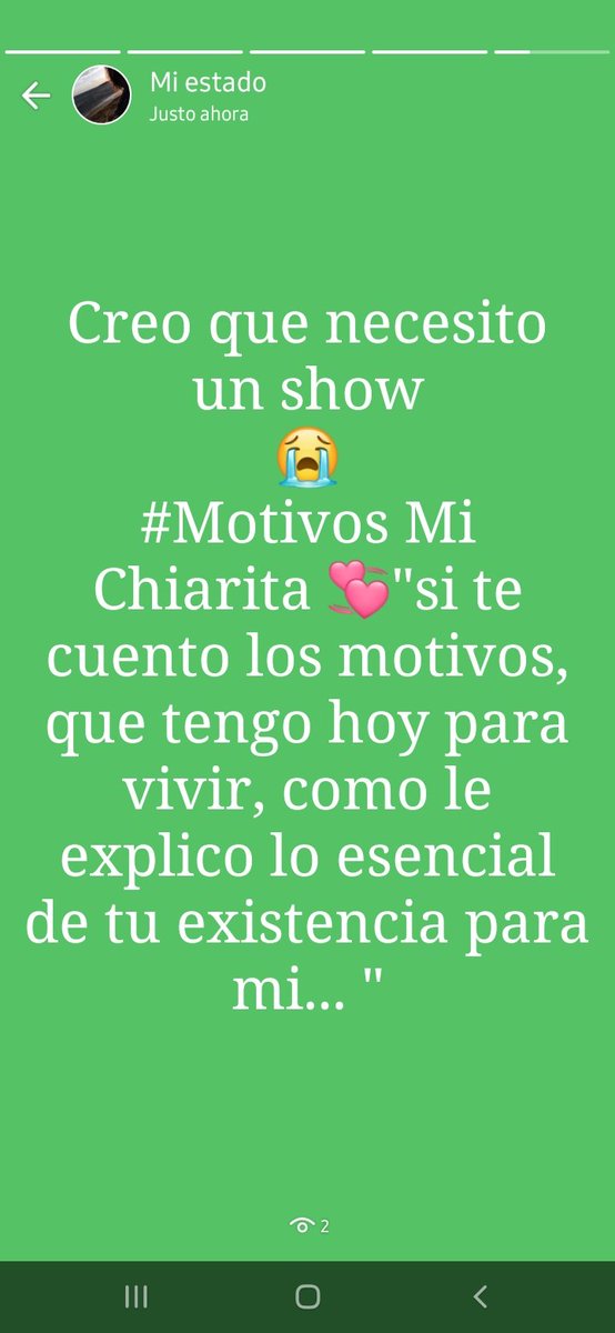 #LaPenaDeMorfi #Motivos mi hija #Chiara #TrelewChubut volve abelito!