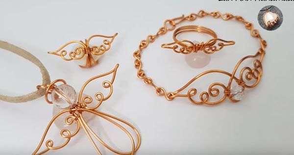 Wire Wrapped Angel Jewelry Tutorials by Lan Anh Handmade buff.ly/2NwDbnJ #jewelymaking #Wirewrapped